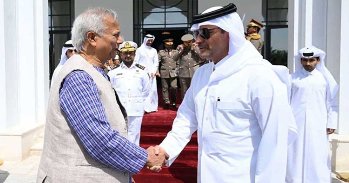 কাতারের ব্যবসায়ীদের বাংলাদেশে বিনিয়োগের আহ্বান প্রধান উপদেষ্টার