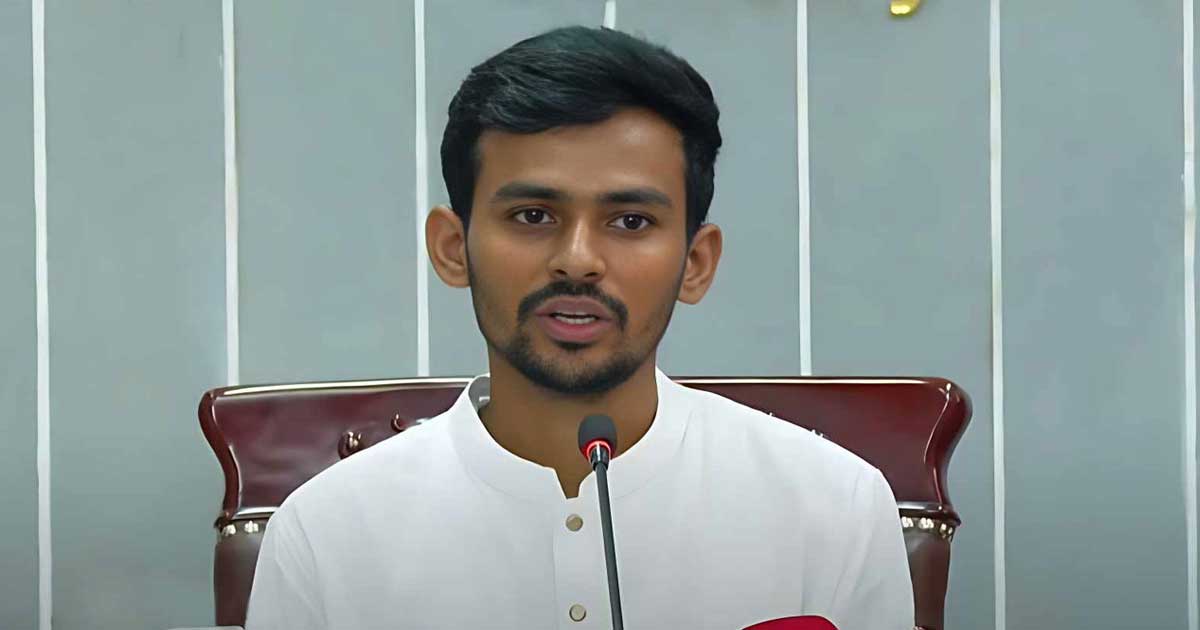 বাবার ঠিকাদারির লাইসেন্স ছিল জানিয়ে ক্ষমা চাইলেন উপদেষ্টা আসিফ মাহমুদ