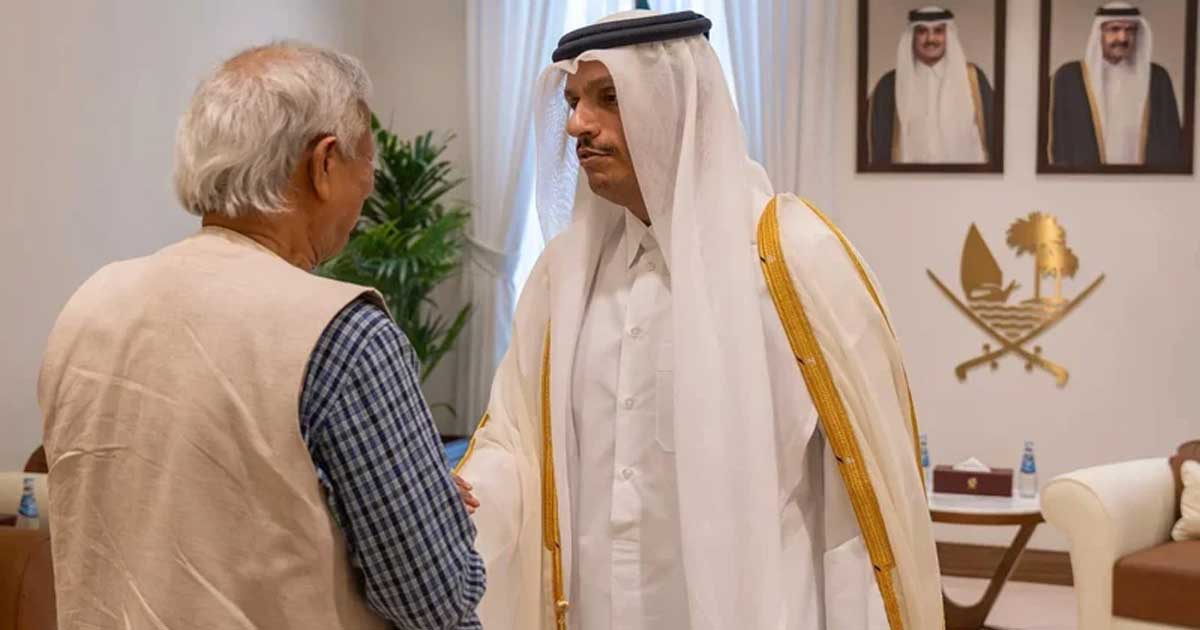 ড. ইউনূসের নেতৃত্বের প্রতি পূর্ণ সমর্থন কাতারের