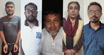 সেনাবাহিনীর গাড়ি পোড়ানোর মামলার আসামিসহ ৫ জন গ্রেফতার  