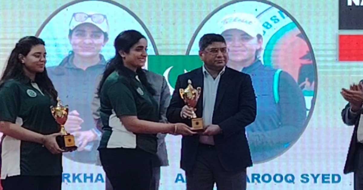 সাভার গলফ ক্লাব অডিটরিয়ামে গলফ এর সমাপনী অনুষ্ঠান
