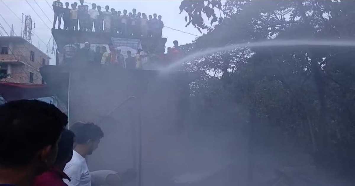 নড়িয়ায় অগ্নিকান্ডে চার দোকান পুড়ে ছাই:৫০ লাখ টাকার ক্ষতি 