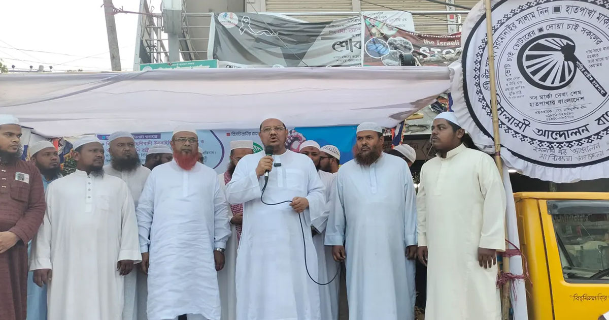 চাঁদাবাজি দখলদারি নিয়ে ব্যস্ত একটি দল : চরমোনাই পীর
