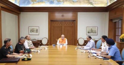 ভারতের সশস্ত্র বাহিনীকে অভিযানের পূর্ণ স্বাধীনতা দিলেন মোদি