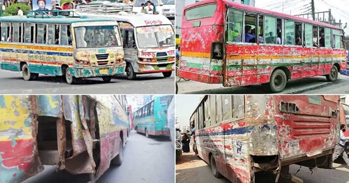 রাজধানী থেকে পুরনো যানবাহন সরাতে অ্যাকশনে নামছে বিআরটিএ