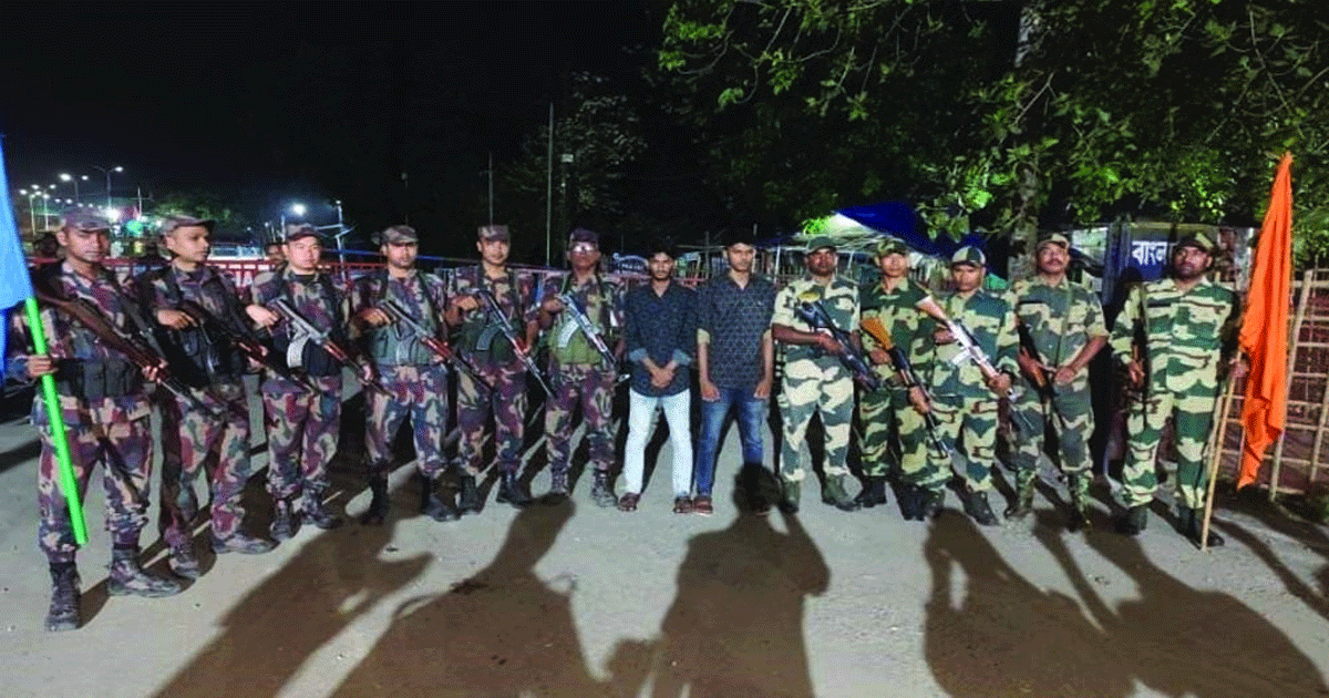 পাটগ্রাম সীমান্ত থেকে ধরে নিয়ে যাওয়া দুই বাংলাদেশিকে ফেরত দিলো বিএসএফ