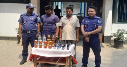সিরাজগঞ্জে পুলিশের অভিযানে পাথরবোঝাই ট্রাক থেকে মাদক উদ্ধার