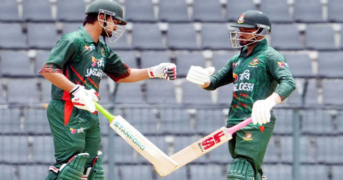 সোহান-অঙ্কনের জোড়া সেঞ্চুরিতে সিরিজ বাংলাদেশের