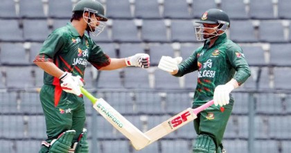 সোহান-অঙ্কনের জোড়া সেঞ্চুরিতে সিরিজ বাংলাদেশের