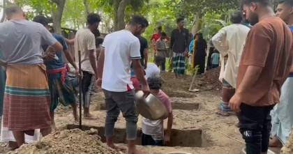 স্বামীসহ পরিবারের চার সদস্যকে হারানোর কয়েক ঘণ্টা পর পুত্র সন্তানের মা হলেন রোজিনা