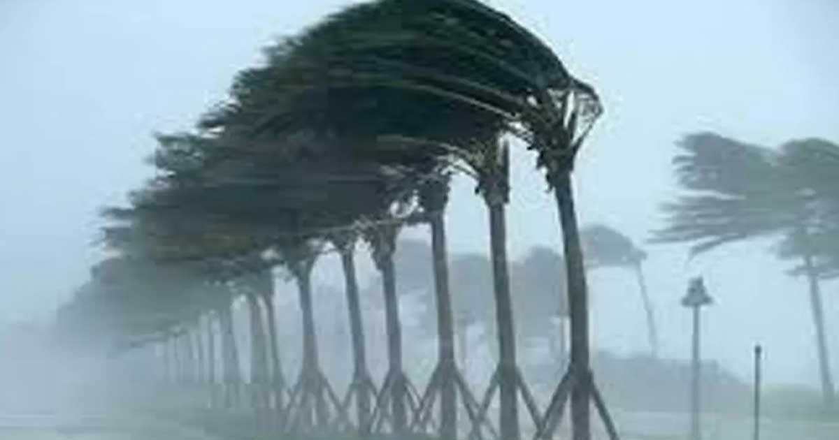 দেশের তিন অঞ্চলের উপর দিয়ে দুপুরের মধ্যে ৮০ কি. মি. বেগে ঝড়ের আভাস