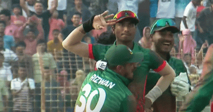 দক্ষিণ আফ্রিকাকে হারিয়ে সিরিজ জয় বাংলাদেশের