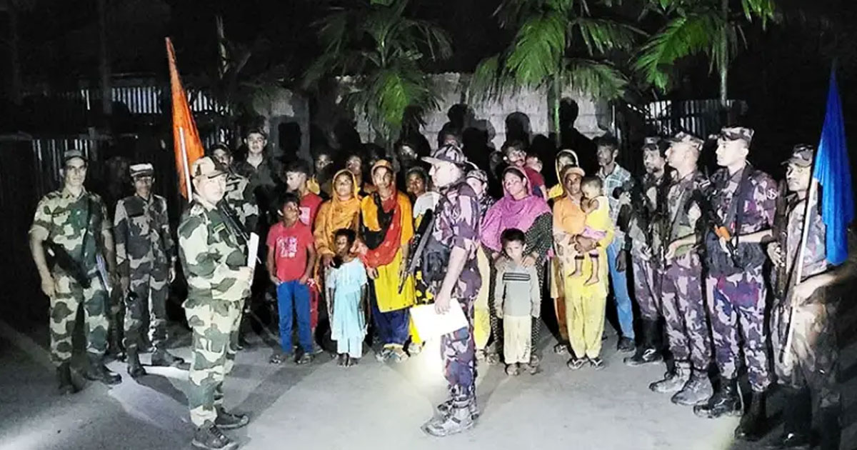 বিএসএফের হাতে আটক ২৪ বাংলাদেশিকে ফেরত আনল বিজিবি