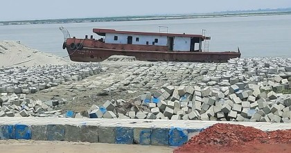 যমুনা তীর রক্ষা প্রকল্পে ধীরগতি ও অনিয়ম, বর্ষার আগে তড়িঘড়ি