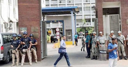 সচিবালয়ে মোতায়েন করা হয়েছে সোয়াট ও বিজিবি