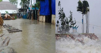 উপকূল অতিক্রম করছে গভীর নিম্নচাপ, চার ফুট উঁচু জলোচ্ছ্বাসের শঙ্কা