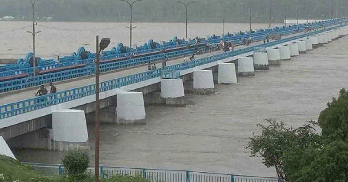 তিস্তার পানি বাড়ায় ভারতে রেড অ্যালার্ট, সতর্কবার্তা বাংলাদেশেও