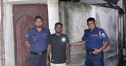যৌথবাহিনীর অভিযানে সিরাজগঞ্জে এক মাদককারবারি গ্রেফতার