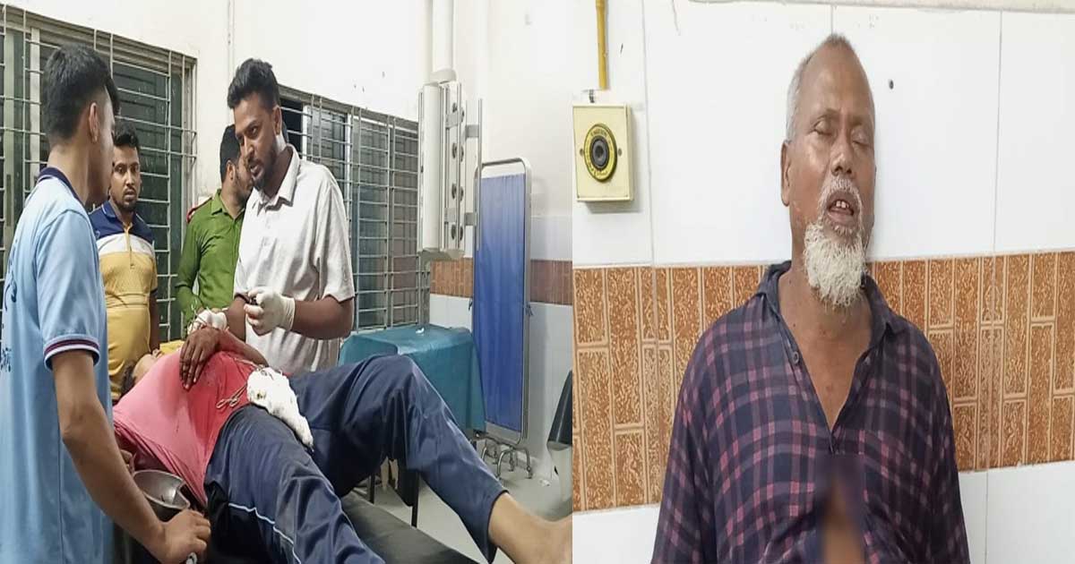 চুয়াডাঙ্গায় ব্যবসায়ী বাবা-ছেলেকে কুপিয়ে টাকা লুট