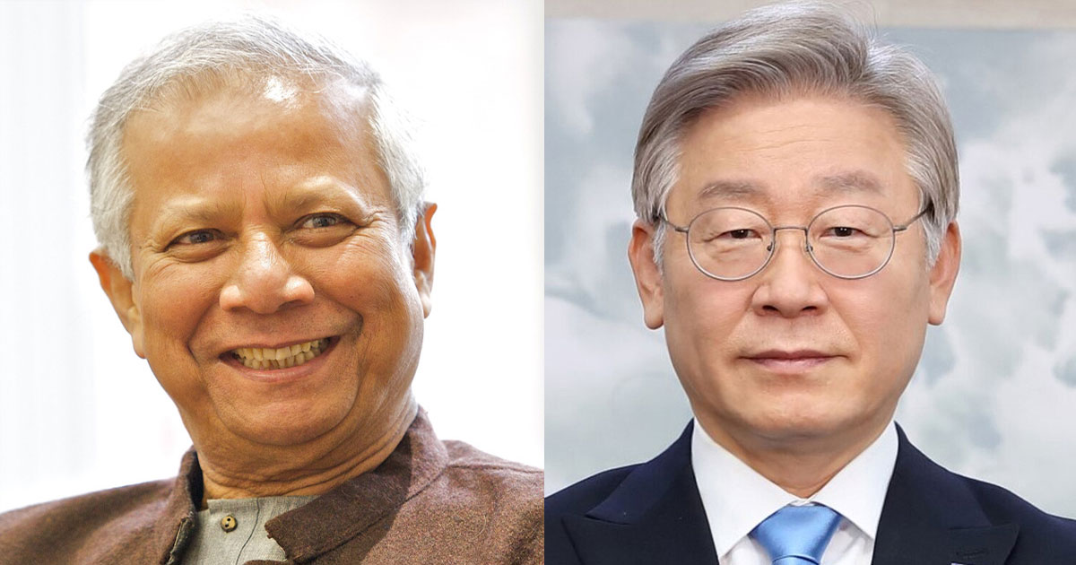 দক্ষিণ কোরিয়ার নতুন প্রেসিডেন্টকে প্রধান উপদেষ্টার অভিনন্দন