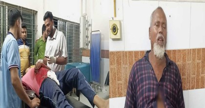 চুয়াডাঙ্গায় ব্যবসায়ী বাবা-ছেলেকে কুপিয়ে টাকা লুট