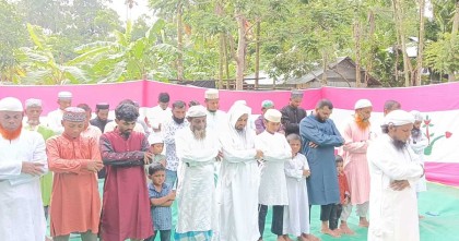 সৌদির সঙ্গে মিল রেখে ঝালকাঠিতে ঈদ উদযাপন