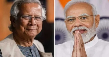 প্রধান উপদেষ্টাকে ঈদের শুভেচ্ছা জানালেন নরেন্দ্র মোদী
