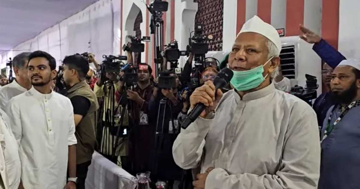 দেশবাসীকে ঈদের শুভেচ্ছা প্রধান উপদেষ্টার