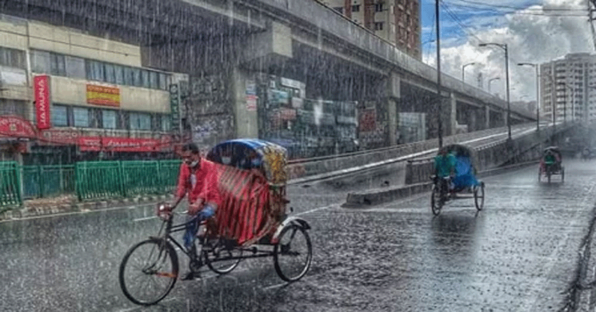 ২৪ ঘণ্টায় ঢাকায় ২৬ মিলিমিটার বৃষ্টিপাত রেকর্ড