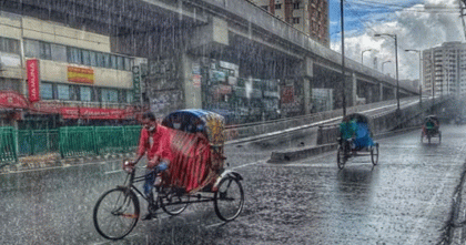 ২৪ ঘণ্টায় ঢাকায় ২৬ মিলিমিটার বৃষ্টিপাত রেকর্ড