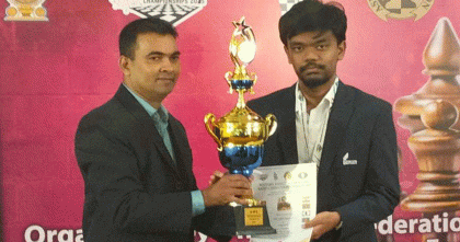 শ্রীলঙ্কায় এশিয়ান জুনিয়র দাবায় চ্যাম্পিয়ন তাহসিন
