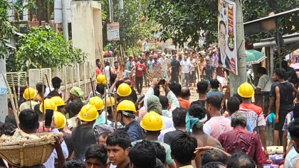 সরাইলে জমি নিয়ে দুই গোষ্ঠীর সংঘর্ষ, আহত শতাধিক 