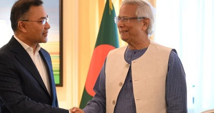 প্রধান উপদেষ্টার সঙ্গে তারেক রহমানের বৈঠক শেষ