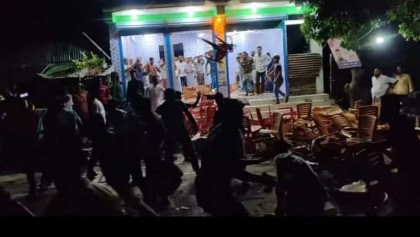 বিএনপি ও গণ অধিকার পরিষদের কর্মীদের মধ্যে দফায় দফায় সংঘর্ষ, বিএনপি অফিস ভাংচুর