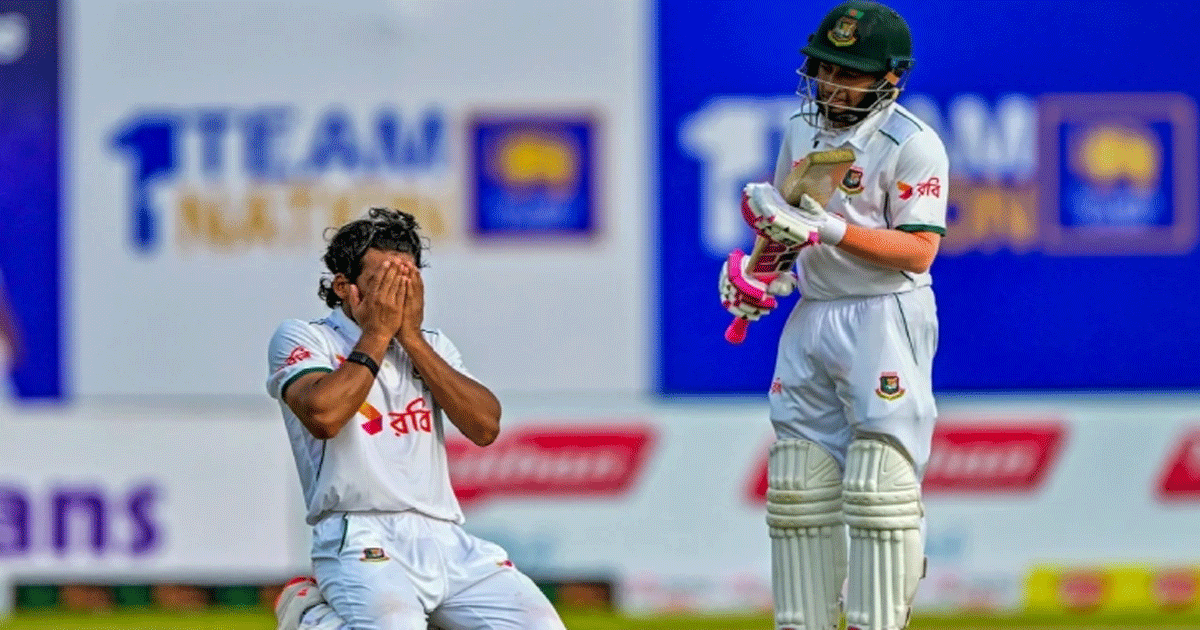 শান্ত-মুশফিকের জোড়া সেঞ্চুরিতে দিন শেষে বড় সংগ্রহের দিকে বাংলাদেশ