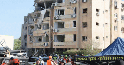 ইরানি ক্ষেপণাস্ত্রের আঘাতে ইসরায়েলে অন্তত ৪৭ জন আহত