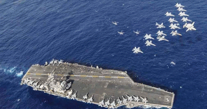 ইরানের দিকে এগোচ্ছে যুক্তরাষ্ট্রের পারমাণবিক বৃহত্তর রণতরী