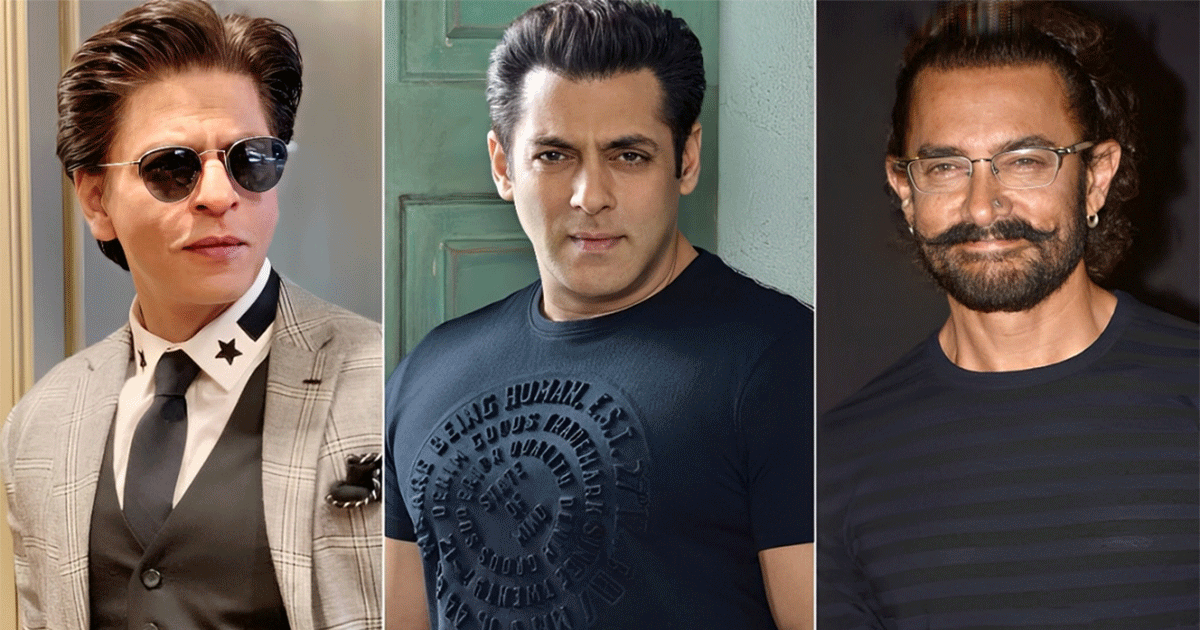 এক ফ্রেমে বলিউডের তিন খান