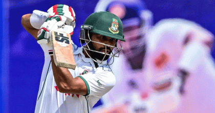 সাদমানের ফিফটিতে বাংলাদেশের সংগ্রহ একশ