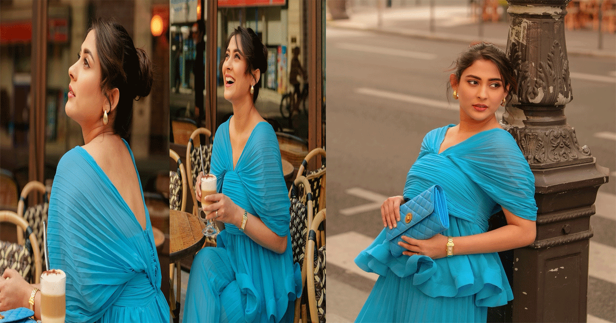 প্যারিসের রাস্তায় মেহজাবীনের সৌন্দর্য