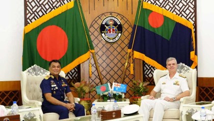 কোস্টগার্ড মহাপরিচালকের সঙ্গে অস্ট্রেলিয়ান বর্ডার ফোর্সের প্রতিনিধিদলের সৌজন্য সাক্ষাৎ