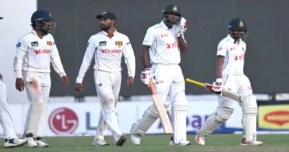 কলম্বো টেস্টের প্রথম দিনে ৮ উইকেটে বাংলাদেশের সংগ্রহ ২২০