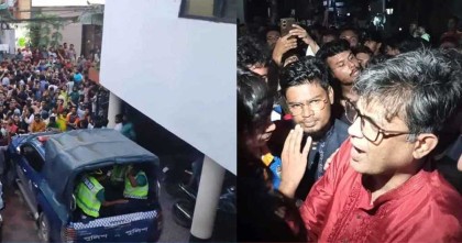 খুলনা প্রেস ক্লাবে অবরুদ্ধ প্রধান উপদেষ্টার প্রেস সচিব 