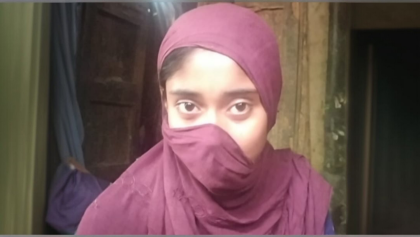 সলঙ্গায় প্রেমিকের বাড়িতে বিয়ের দাবিতে নারীর অনশন