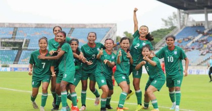 ঋতুপর্ণার জোড়া গোলে এশিয়ান কাপের মুল পর্বে এক পা বাংলাদেশের