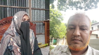 স্ত্রীর স্বীকৃতি চান প্রেমিকা, অধ্যক্ষের বাড়িতে অনশন