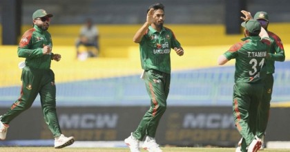 নিশাঙ্কাকে শুরুতেই ফেরালেন সাকিব