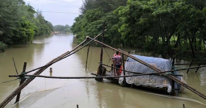 নোয়াখালীতে জলাবদ্ধতায় গলার কাঁটা ‘ভেসাল জাল’, নিশ্চুপ প্রশাসন 