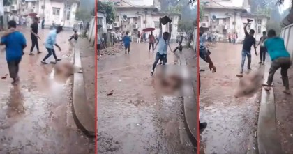 রাজধানীতে ব্যবসায়ীকে পাথর মেরে হত্যার ভিডিও ভাইরাল, সমালোচনার ঝড়