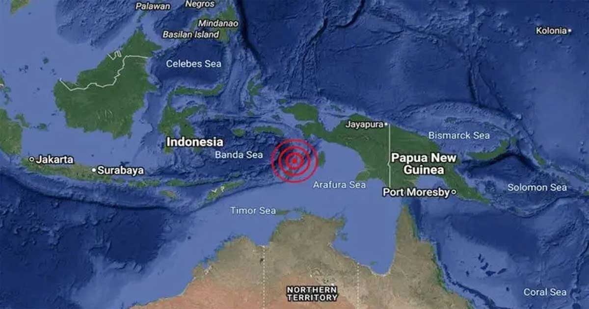 ৬ দশমিক ৮ মাত্রার ভূমিকম্পে কেঁপে উঠল ইন্দোনেশিয়া